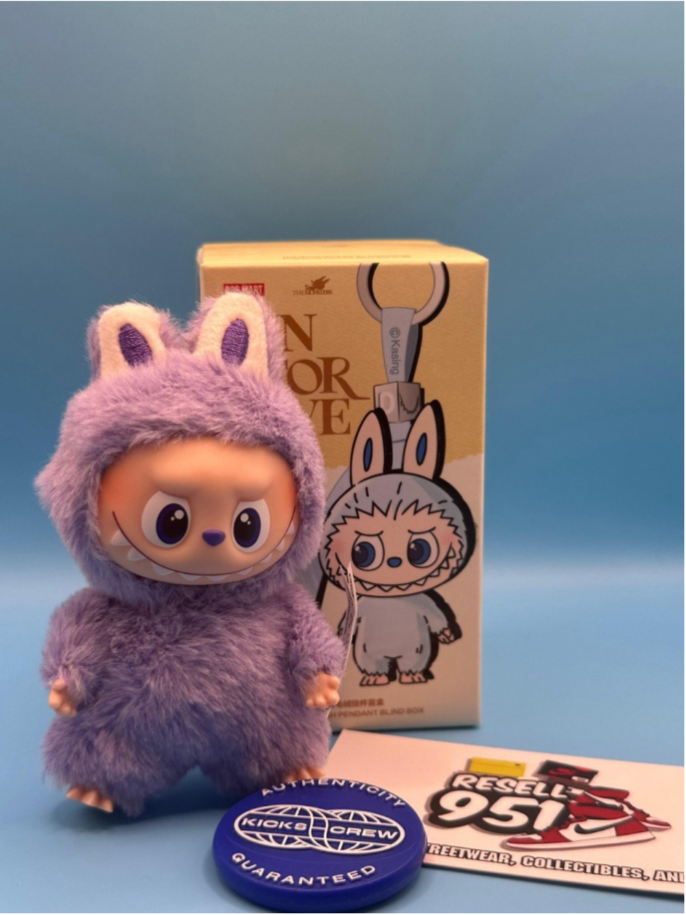 Pop Mart The Monsters Labubu Pin For Love Series Emma Vinyl Plush Pendant Figure - Picture 2 of 4